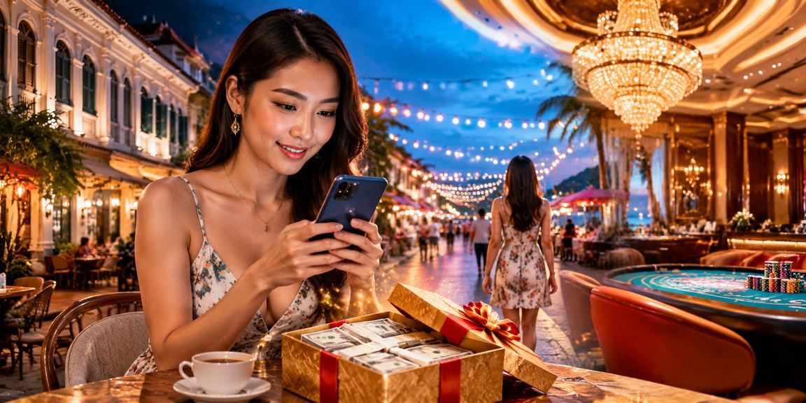 Pengguna di Ipoh bermain kasino dalam talian menggunakan aplikasi 3182 di telefon Android
