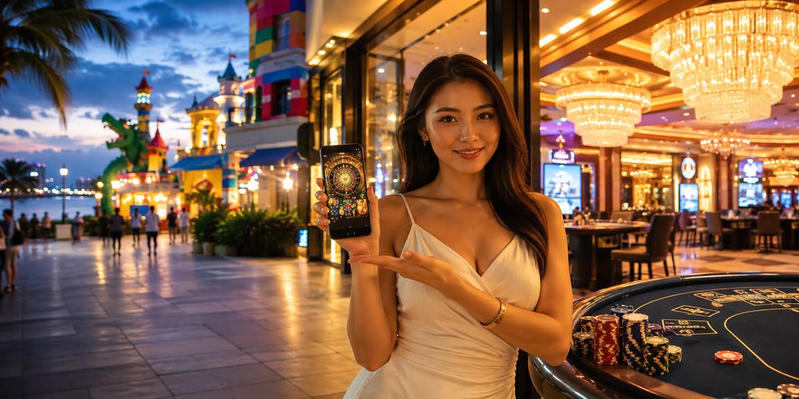 Aplikasi kasino Malaysia dengan paparan meja baccarat langsung dan pilihan pertaruhan dalam Ringgit